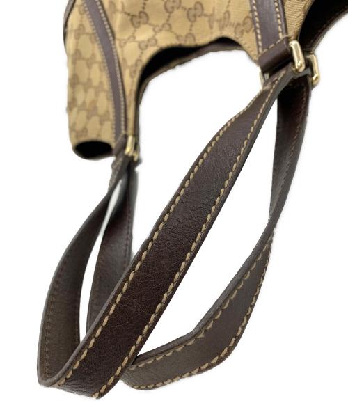 GUCCI（グッチ）GUCCI (グッチ) GUCCI　GG　ハンドバッグ ベージュの古着・服飾アイテム