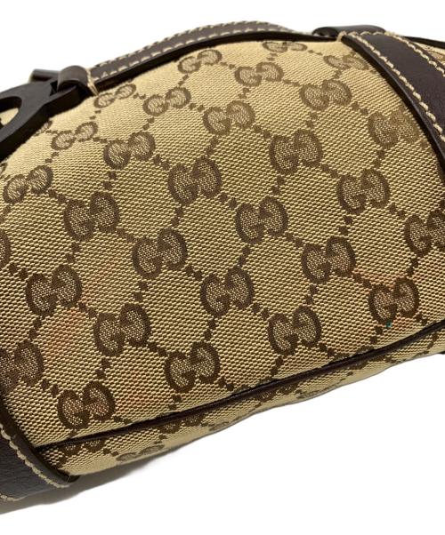 GUCCI（グッチ）GUCCI (グッチ) GUCCI　GG　ハンドバッグ ベージュの古着・服飾アイテム