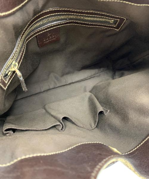 GUCCI（グッチ）GUCCI (グッチ) GUCCI　GG　ハンドバッグ ベージュの古着・服飾アイテム