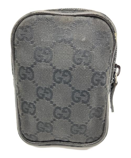 GUCCI（グッチ）GUCCI (グッチ) GUCCI　シガレットケース ブラックの古着・服飾アイテム