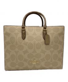 COACH（コーチ）の古着「COACH　2WAYバッグ」｜ベージュ