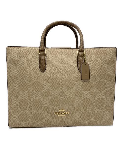 COACH（コーチ）COACH (コーチ) COACH　2WAYバッグ ベージュの古着・服飾アイテム
