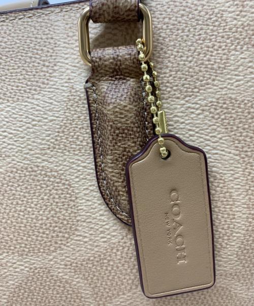 COACH（コーチ）COACH (コーチ) COACH　2WAYバッグ ベージュの古着・服飾アイテム