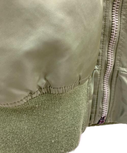 ALPHA（アルファ）ALPHA (アルファ) ALPHA　L-2B フライトナイロンジャケット　　フライトジャケット ブラウン サイズ:Mの古着・服飾アイテム