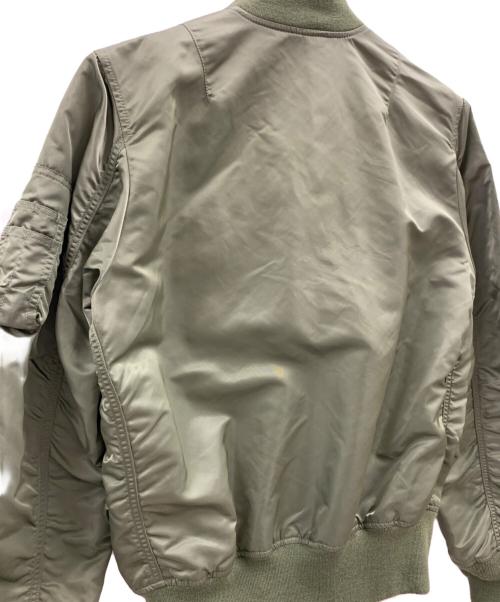 ALPHA（アルファ）ALPHA (アルファ) ALPHA　L-2B フライトナイロンジャケット　　フライトジャケット ブラウン サイズ:Mの古着・服飾アイテム