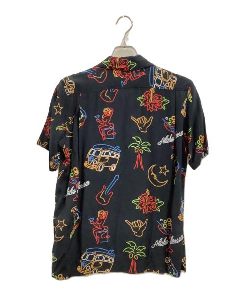 Aloha Blossom（アロハブロッサム）Aloha Blossom (アロハブロッサム) Aloha Blossom　アロハシャツ ブラック サイズ:38の古着・服飾アイテム