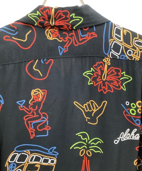 Aloha Blossom（アロハブロッサム）Aloha Blossom (アロハブロッサム) Aloha Blossom　アロハシャツ ブラック サイズ:38の古着・服飾アイテム