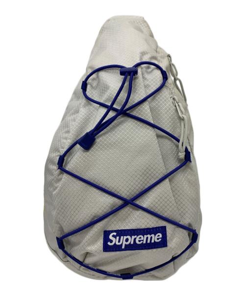 SUPREME（シュプリーム）SUPREME (シュプリーム) Supreme　Sling Bag　 グレー×ブルーの古着・服飾アイテム