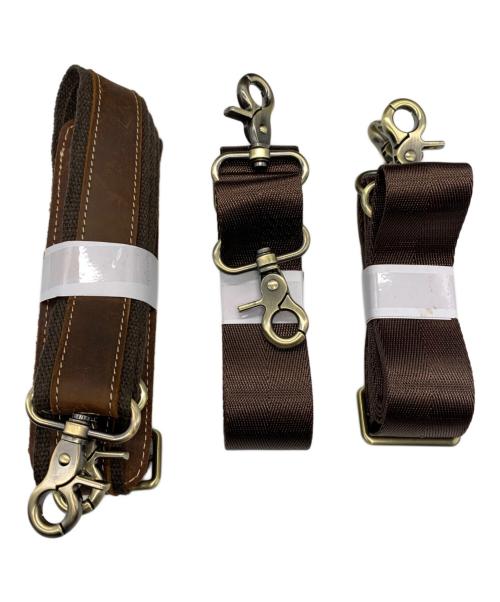 （）　　　 (‘) 　　　 レザーバッグ ブラウンの古着・服飾アイテム