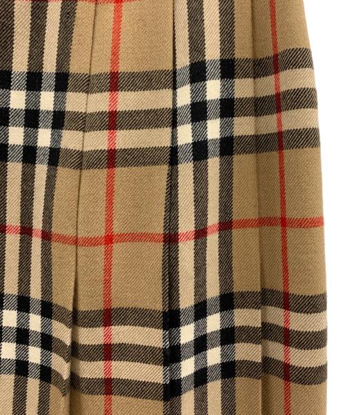 Burberry's（バーバリー）Burberry's (バーバリー) チェックスカート ブラウン サイズ:9の古着・服飾アイテム