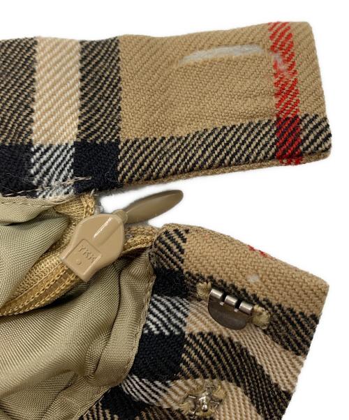 Burberry's（バーバリー）Burberry's (バーバリー) チェックスカート ブラウン サイズ:9の古着・服飾アイテム