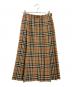 Burberry's（バーバリー）の古着「チェックスカート」｜ブラウン