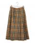 Burberry's (バーバリー) チェックスカート ブラウン サイズ:9：7000円
