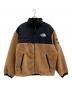 THE NORTH FACE（ザ ノース フェイス）の古着「THE NORTH FACE　NEW UTILITY FLEECE JACKET　フリースジャケット」｜ブラック×ブラウン