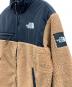 中古・古着 THE NORTH FACE (ザ ノース フェイス) THE NORTH FACE　NEW UTILITY FLEECE JACKET　フリースジャケット ブラック×ブラウン サイズ:XL 未使用品：30000円