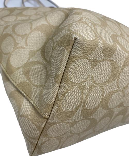 COACH（コーチ）COACH (コーチ) COACH　シグネチャー　トートバッグ ベージュの古着・服飾アイテム