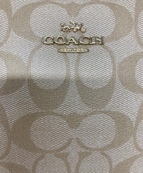 COACH（コーチ）COACH (コーチ) COACH　シグネチャー　トートバッグ ベージュの古着・服飾アイテム