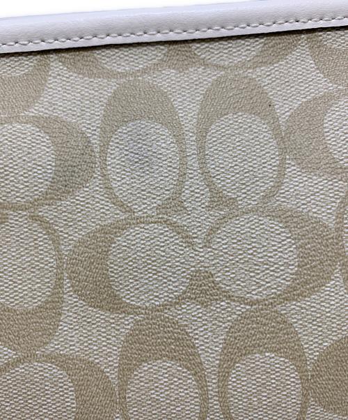 COACH（コーチ）COACH (コーチ) COACH　シグネチャー　トートバッグ ベージュの古着・服飾アイテム