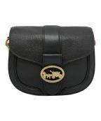 COACHコーチ）の古着「COACH　ショルダーバッグ」｜ブラック