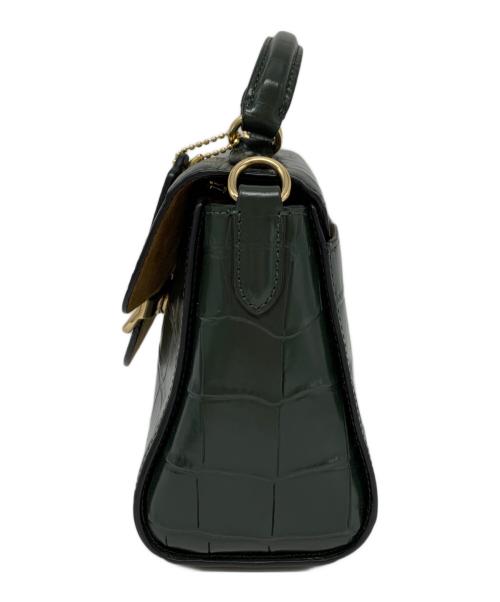 COACH（コーチ）COACH (コーチ) COACH モーガントップハンドル  ショルダーバッグ グリーンの古着・服飾アイテム