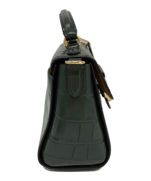 COACH（コーチ）COACH (コーチ) COACH モーガントップハンドル  ショルダーバッグ グリーンの古着・服飾アイテム