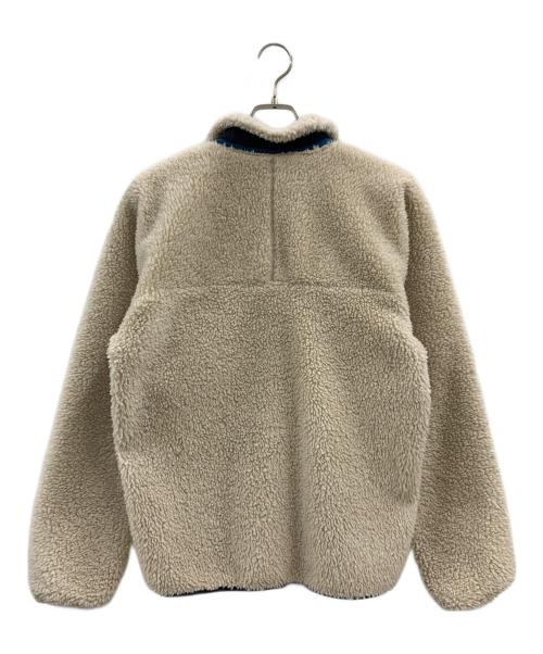 Patagonia（パタゴニア）Patagonia (パタゴニア) Patagonia  クラシック・レトロＸ・ジャケット フリースジャケット ベージュ×ネイビー サイズ:Mの古着・服飾アイテム