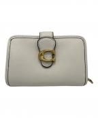 COACHコーチ）の古着「COACH　2つ折り財布」｜アイボリー