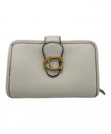 COACH（コーチ）の古着「COACH　2つ折り財布」｜アイボリー