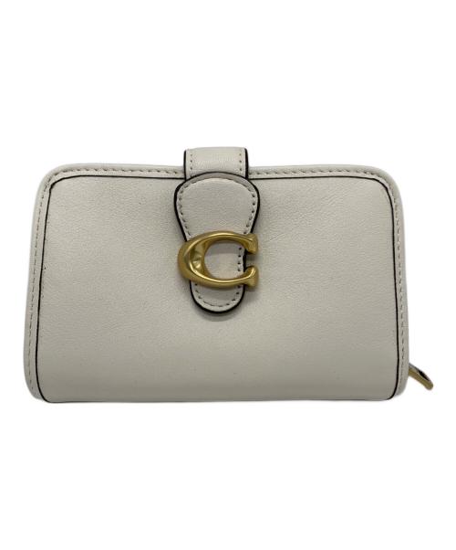 COACH（コーチ）COACH (コーチ) COACH　2つ折り財布 アイボリーの古着・服飾アイテム