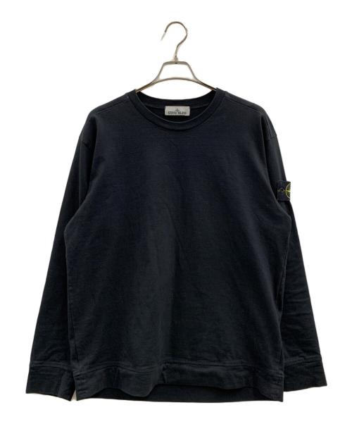 STONE ISLAND（ストーンアイランド）STONE ISLAND (ストーンアイランド) STONE ISLAND　STONE ISLAND　スウェット ブラック サイズ:Lの古着・服飾アイテム
