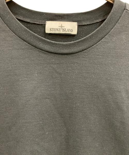 STONE ISLAND（ストーンアイランド）STONE ISLAND (ストーンアイランド) STONE ISLAND　STONE ISLAND　スウェット ブラック サイズ:Lの古着・服飾アイテム