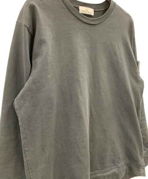 STONE ISLAND（ストーンアイランド）STONE ISLAND (ストーンアイランド) STONE ISLAND　STONE ISLAND　スウェット ブラック サイズ:Lの古着・服飾アイテム