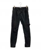STONE ISLANDストーンアイランド）の古着「STONE ISLAND　ファティーグパンツ　イージーパンツ」｜ブラック