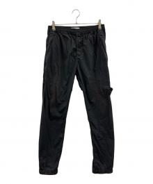 STONE ISLAND（ストーンアイランド）の古着「STONE ISLAND　ファティーグパンツ　イージーパンツ」｜ブラック