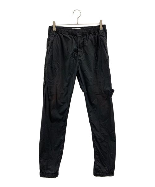 STONE ISLAND（ストーンアイランド）STONE ISLAND (ストーンアイランド) STONE ISLAND　ファティーグパンツ　イージーパンツ ブラック サイズ:76㎝（W30）の古着・服飾アイテム