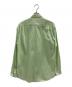 AURALEE (オーラリー) AURALEE　FINX SILK STRIPE SHIRTS　　長袖シャツ グリーン サイズ:4：12000円