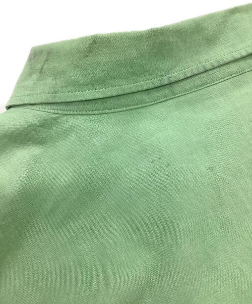 refomed（リフォメッド）refomed (リフォメッド) refomed　WRIST PATCH WIDE SHIRT CHAMBRAY　　長袖シャツ グリーン サイズ:3の古着・服飾アイテム