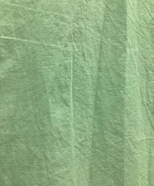 refomed（リフォメッド）refomed (リフォメッド) refomed　WRIST PATCH WIDE SHIRT CHAMBRAY　　長袖シャツ グリーン サイズ:3の古着・服飾アイテム