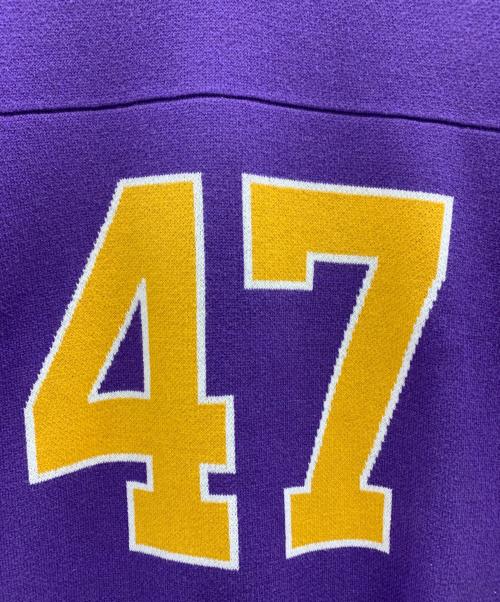 WIND AND SEA（ウィンダンシー）WIND AND SEA (ウィンダンシー) NBA (エヌビーエー) WIND AND SEA NBA  半袖ニット パープル サイズ:Mの古着・服飾アイテム