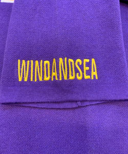 WIND AND SEA（ウィンダンシー）WIND AND SEA (ウィンダンシー) NBA (エヌビーエー) WIND AND SEA NBA  半袖ニット パープル サイズ:Mの古着・服飾アイテム