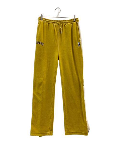 WIND AND SEA（ウィンダンシー）WIND AND SEA (ウィンダンシー) NBA (エヌビーエー) スウェットパンツ イエロー サイズ:Mの古着・服飾アイテム