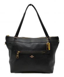 COACH（コーチ）の古着「COACH　2WAYバッグ」｜ブラック