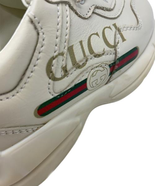GUCCI（グッチ）GUCCI (グッチ) GUCCI　スニーカー アイボリー サイズ:22（13㎝）の古着・服飾アイテム