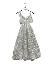 POPPY（ポピー）の古着「Balloon cami one-piece  POPPY」｜ホワイト