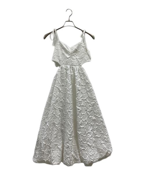 POPPY（ポピー）POPPY (ポピー) Balloon cami one-piece  POPPY ホワイト サイズ:Mの古着・服飾アイテム