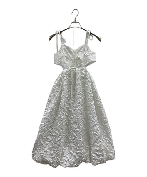 POPPY（ポピー）POPPY (ポピー) Balloon cami one-piece  POPPY ホワイト サイズ:Mの古着・服飾アイテム