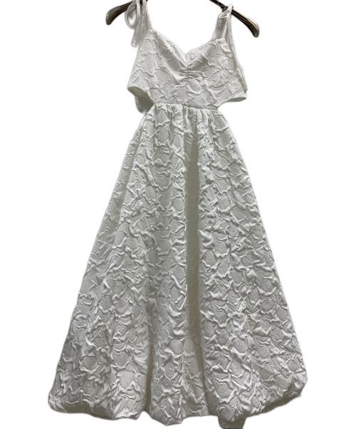 POPPY（ポピー）POPPY (ポピー) Balloon cami one-piece  POPPY ホワイト サイズ:Mの古着・服飾アイテム