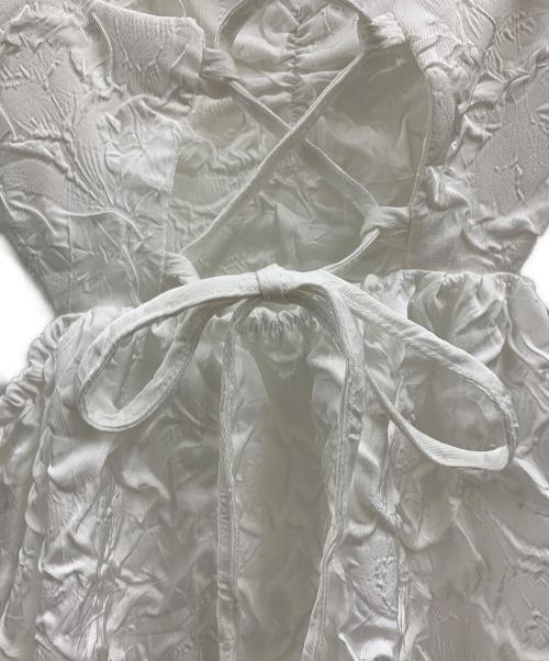 POPPY（ポピー）POPPY (ポピー) Balloon cami one-piece  POPPY ホワイト サイズ:Mの古着・服飾アイテム