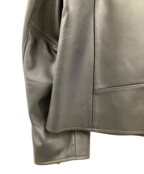 BLACK LABEL CRESTBRIDGE（ブラックレーベル クレストブリッジ）BLACK LABEL CRESTBRIDGE (ブラックレーベル クレストブリッジ) BLACK LABEL CRESTBRIDGE　シープレザーライダース ブラック サイズ:3Lの古着・服飾アイテム