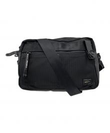 PORTER（ポーター）の古着「PORTER　HEAT　ショルダーバッグ」｜ブラック